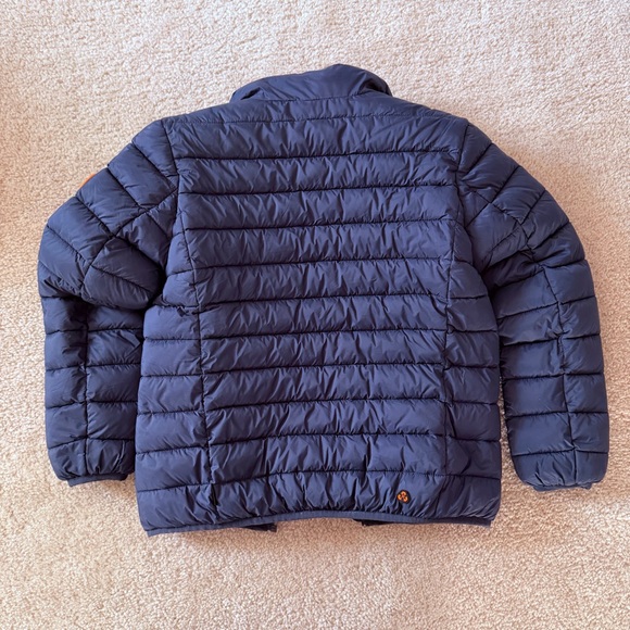 SAVE THE DUCK Kids Dark Blue Puffer Jacket - Picture 7 of 8